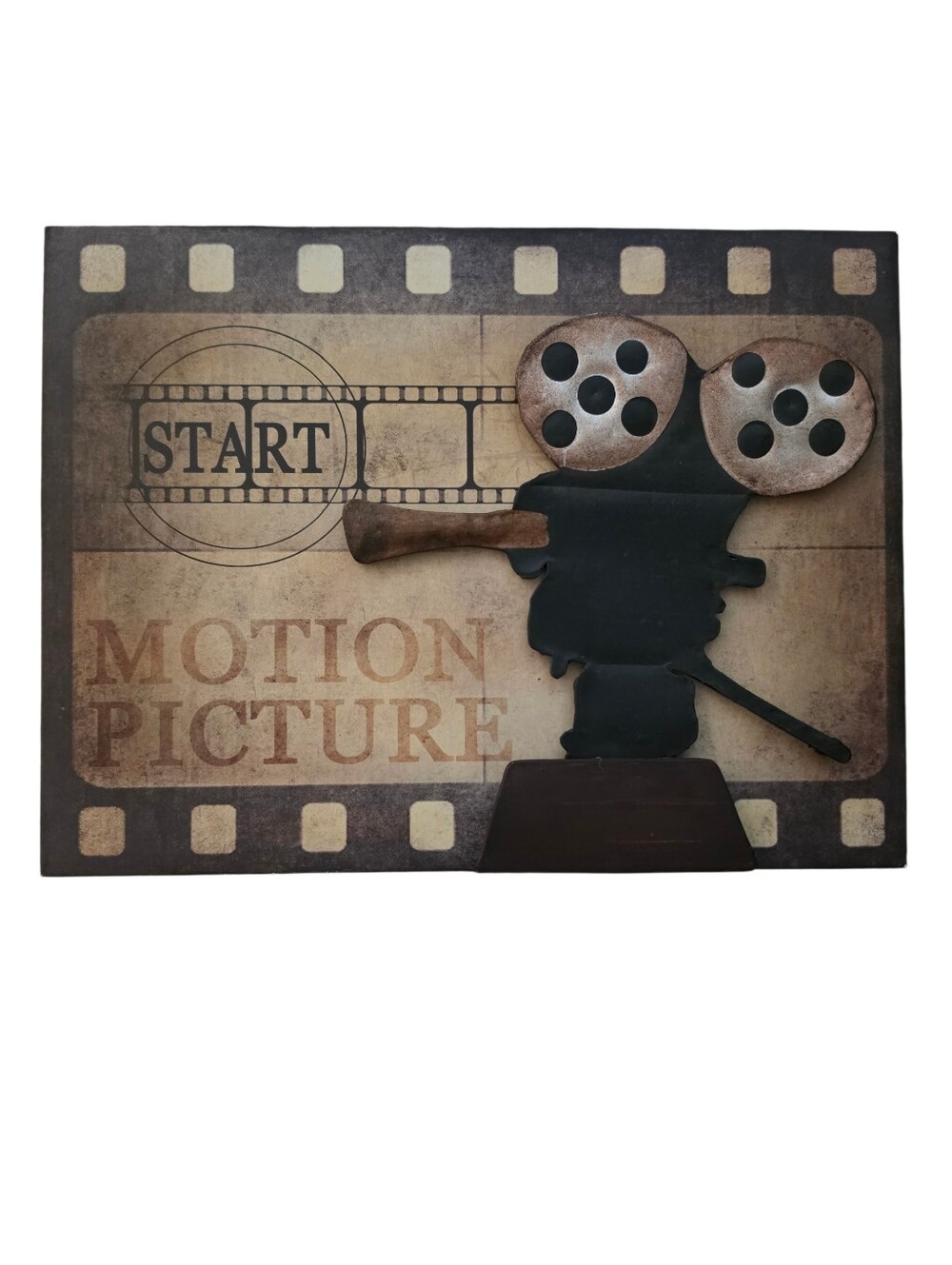 Hobby Lobby Metal Motion Picture Camera Wall Art Ready To Hang New With Tags